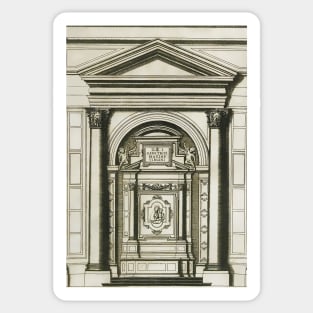 Porticoes and gateways classic architecture Sticker